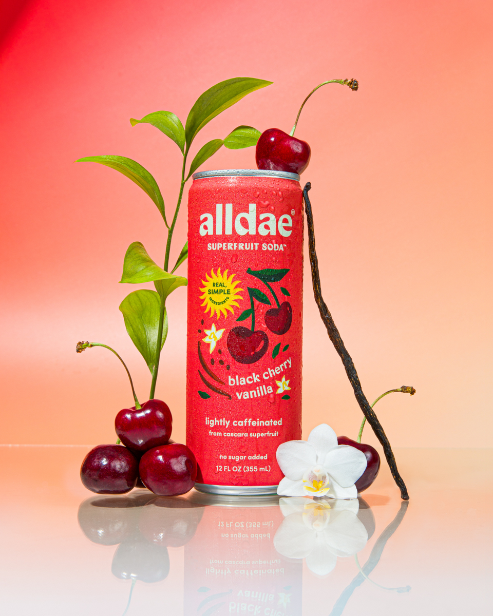 Black Cherry Vanilla Superfruit Soda